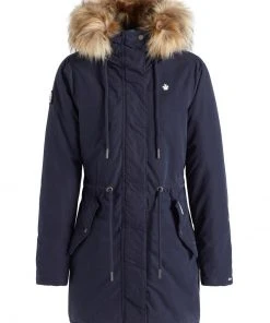 Khujo CODISH - Cappotto Invernale - Dunkelblau, Donna -Offerte khujo Negozio 7029a944ebf643ee8fe5005174c865b7