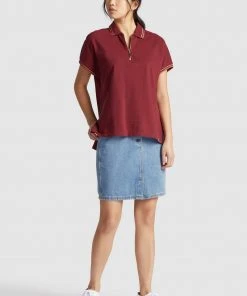 Khujo VELDA - Polo - Tibetan Red, Donna 11 Khujo VELDA - Polo - Tibetan Red, Donna -Offerte khujo Negozio 70a46736d7fe4bfa8bf5d305c13ff886