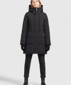Khujo DORANA - Cappotto Invernale - Schwarz, Donna