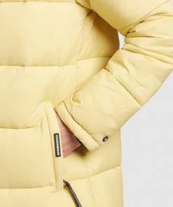 Khujo CORINNA MATT - Cappotto Invernale - Hellgelb, Donna -Offerte khujo Negozio 70cd4fe259b04ad7abb03b8f00dd42a3