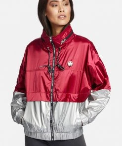 Khujo NABILA - Giacca Sportiva - Red, Donna