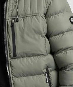 Khujo WANG - Giacca Invernale - Graugrün Polyester, Uomo -Offerte khujo Negozio 7261813eec3d4489be7f7dbb62505c2a