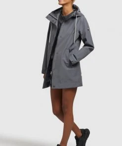 Khujo ARTISA - Parka - Graublau, Donna -Offerte khujo Negozio 72b996fb6082467699ec66dbdaa65368