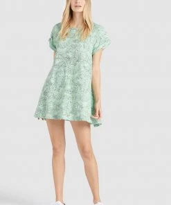 Khujo IOCASTE - Vestito Di Maglina - Türkis, Donna