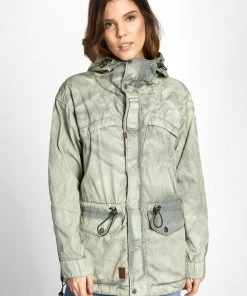 Khujo CITRA - Parka - Sage Green, Donna
