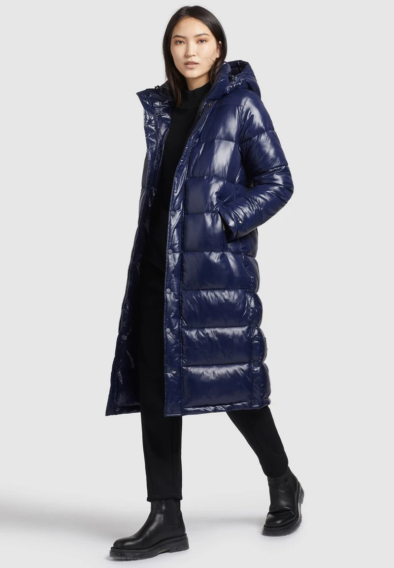 Khujo CORINNA SHINY - Cappotto Invernale - Dunkelblau Glänzend, Donna 6 Khujo CORINNA SHINY - Cappotto Invernale - Dunkelblau Glänzend, Donna - immagine 4