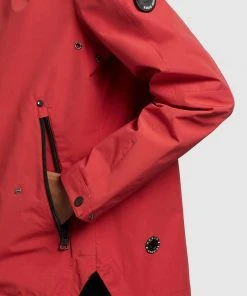 Khujo KAYA - Giacca Outdoor - Rot, Donna -Offerte khujo Negozio 751c171234a74d5f8b8f086d1237c589