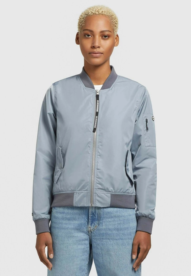 Khujo STENCE - Giubbotto Bomber - Blaugrau Hell, Donna 3 Khujo STENCE - Giubbotto Bomber - Blaugrau Hell, Donna