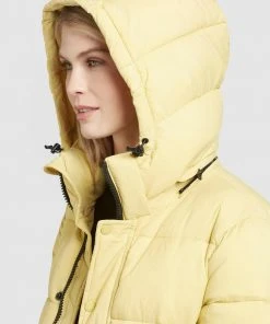 Khujo CORINNA MATT - Cappotto Invernale - Hellgelb, Donna -Offerte khujo Negozio 77d6409787a24a5c8884674c975f7557