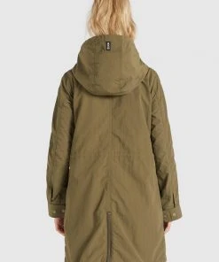 Khujo NEPHELE - Parka - Khaki, Donna -Offerte khujo Negozio 7891d8d9ff684e04b38b85b085f818a2
