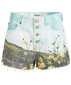 Khujo ANOUK - Shorts Di Jeans - Blau Weiß Gemustert, Donna -Offerte khujo Negozio 79b4abb294924d2c81e5ea1958433b39