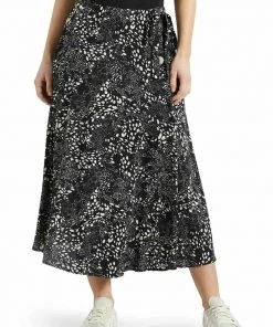 Khujo HEPKE - Gonna A Campana - Schwarz-weiß Gemustert, Donna -Offerte khujo Negozio 7a20a9ae034d4dab979bb027db02dfc1