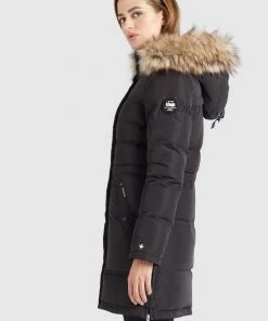 Khujo MELINDRA2 - Cappotto Invernale - Schwarz, Donna -Offerte khujo Negozio 7a26ed8cbd0a4ab287255903f3994b61