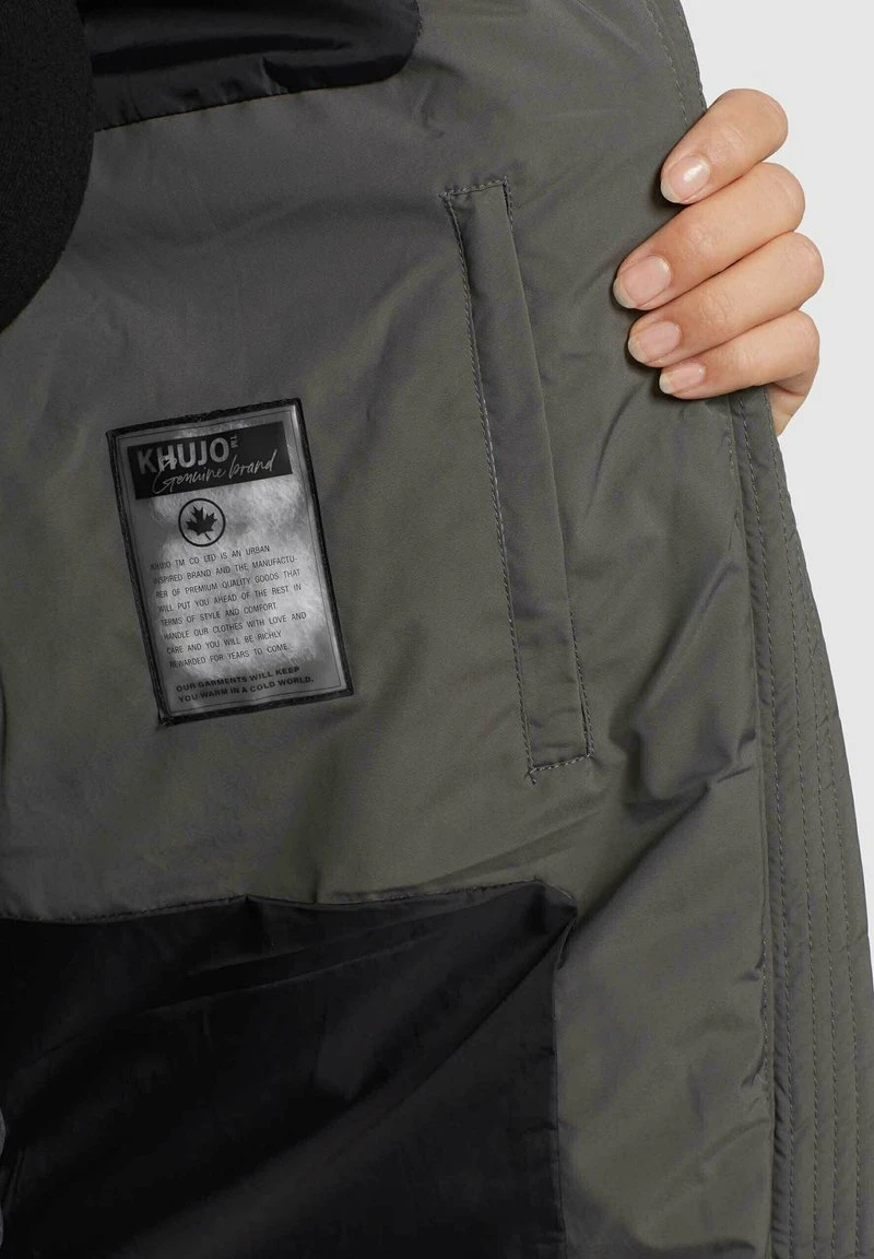 Khujo BINE - Cappotto Invernale - Graugrün, Donna 10 Khujo BINE - Cappotto Invernale - Graugrün, Donna - immagine 8