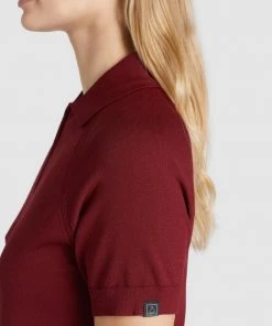 Khujo PANNA - Abito In Maglia - Dunkelrot, Donna -Offerte khujo Negozio 7b29730160c0439a9caec124eafdfd9e