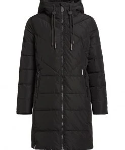 Khujo ELESSA2 - Cappotto Invernale - Schwarz, Donna -Offerte khujo Negozio 7c026ec8f6a94282b658671d943bd8b7
