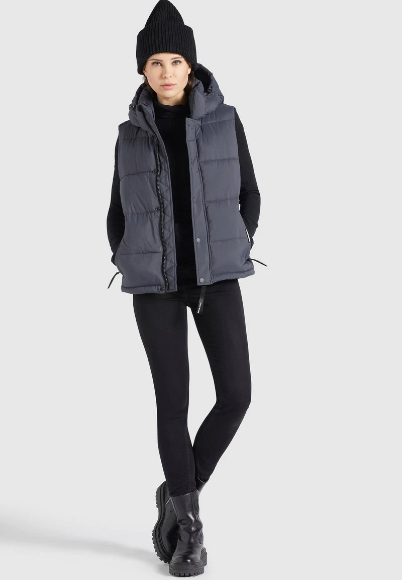 Khujo MARGARIDA MATT - Smanicato - Grau, Donna 4 Khujo MARGARIDA MATT - Smanicato - Grau, Donna - immagine 2