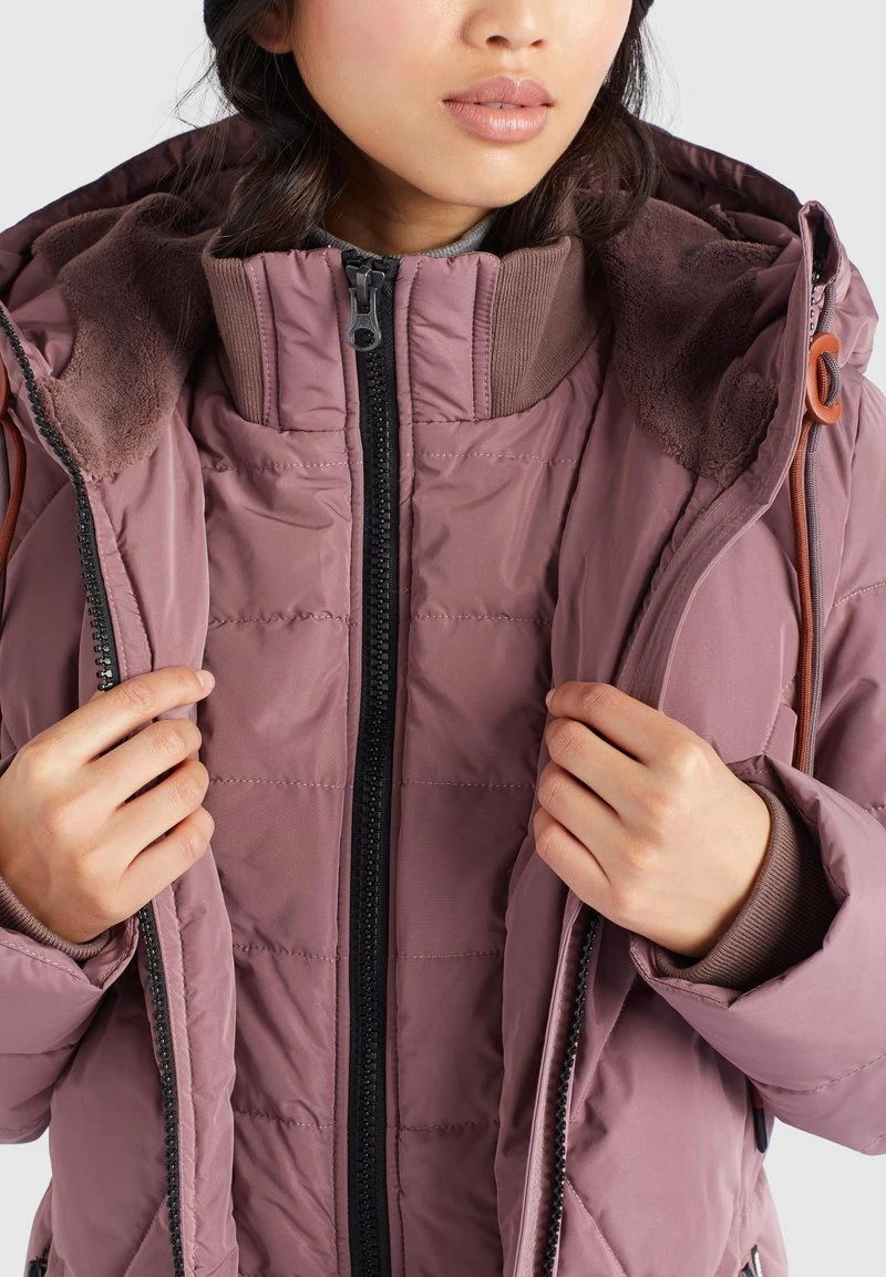 Khujo ELESSA - Cappotto Invernale - Beige-rosa, Donna 8 Khujo ELESSA - Cappotto Invernale - Beige-rosa, Donna - immagine 6