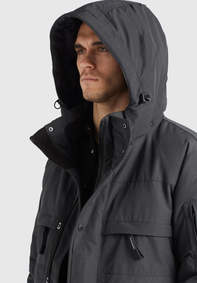 Khujo BOYNTON - Giacca Invernale - Dunkelgrau, Uomo 6 Khujo BOYNTON - Giacca Invernale - Dunkelgrau, Uomo - immagine 4