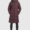 Khujo JILIAS - Cappotto Invernale - Weinrot, Donna -Offerte khujo Negozio 7e9f0c6f6f0e415c91d451e18cac5446