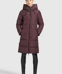 Khujo JILIAS - Cappotto Invernale - Weinrot, Donna