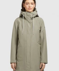 Khujo ARTISA - Parka - Graugrün, Donna