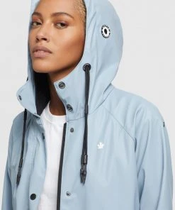 Khujo ODELIE - Impermeabile - Hellblau, Donna 14 Khujo ODELIE - Impermeabile - Hellblau, Donna -Offerte khujo Negozio 7f073d724c7f4eaeaf5c08b369581bb1