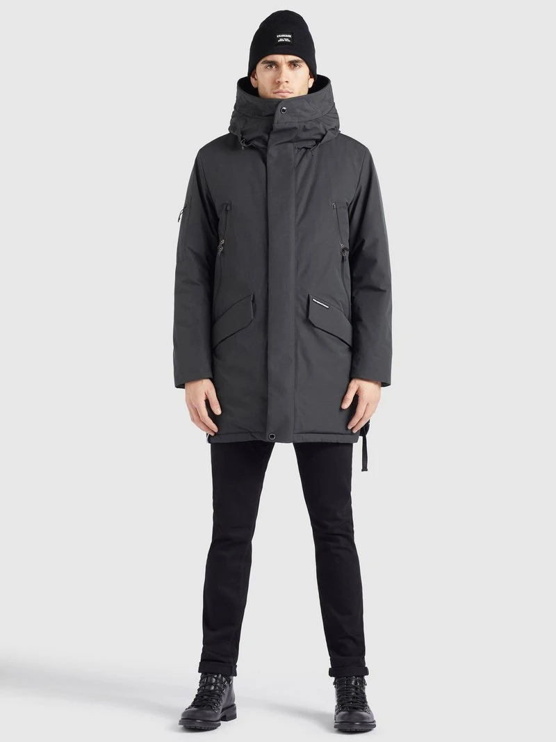 Khujo DANCER - Cappotto Invernale - Dunkelgrau, Uomo 6 Khujo DANCER - Cappotto Invernale - Dunkelgrau, Uomo - immagine 4