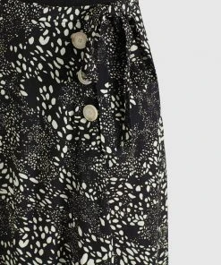 Khujo HEPKE - Gonna A Campana - Schwarz-weiß Gemustert, Donna -Offerte khujo Negozio 7fd9f577367c48b78a528fdea0252b61