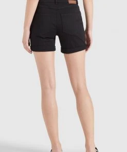 Khujo RIVEN - Shorts Di Jeans - Schwarz, Donna -Offerte khujo Negozio 80c5428a9d574c7f9324bcc5b485706c