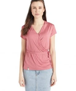 Khujo LETICIA - T-shirt Con Stampa - Rosa, Donna