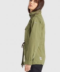 Khujo PAOLA - Parka - Olive, Donna -Offerte khujo Negozio 82c46a916d2445d28988ada5fac34e57