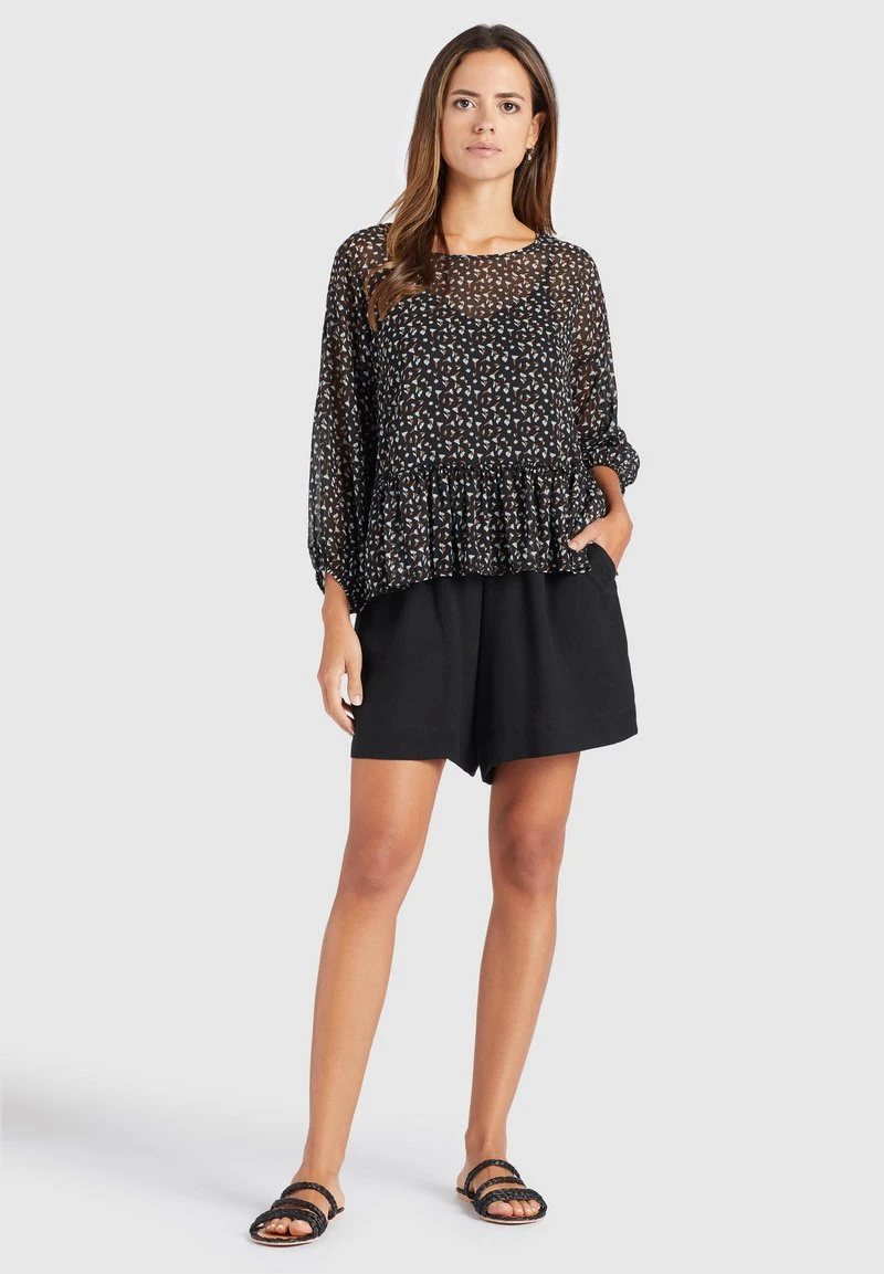 Khujo KLEMENTINA - Camicetta - Black/blue, Donna 7 Khujo KLEMENTINA - Camicetta - Black/blue, Donna - immagine 5