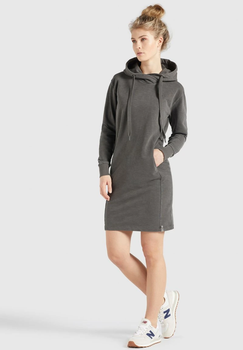 Khujo HALOUMA - Vestito Estivo - Grau Gewaschen, Donna 9 Khujo HALOUMA - Vestito Estivo - Grau Gewaschen, Donna - immagine 7