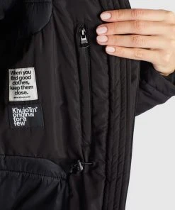 Khujo MELINDRA2 - Cappotto Invernale - Schwarz, Donna -Offerte khujo Negozio 849e2ed8ea534ccb872e8f7b82f28bfb