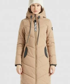 Khujo ARIBAY PEACHED - Cappotto Invernale - Beige, Donna