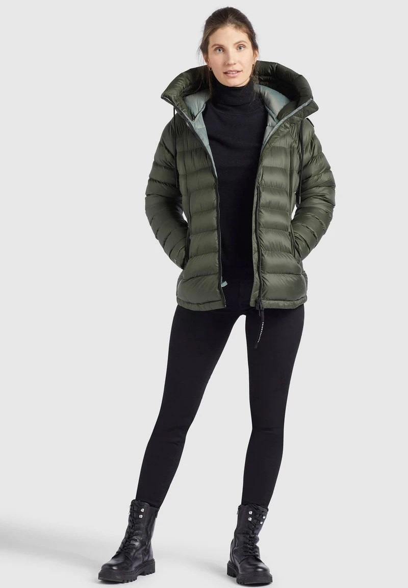 Khujo SANTA SHINE - Giacca Invernale - Dunkeloliv, Donna 4 Khujo SANTA SHINE - Giacca Invernale - Dunkeloliv, Donna - immagine 2