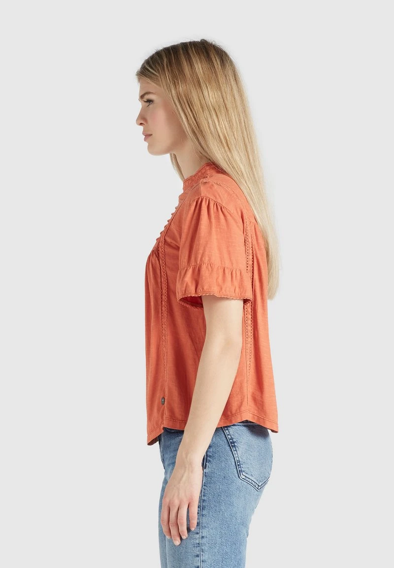 Khujo TINCA - Camicetta - Terrakotta, Donna 9 Khujo TINCA - Camicetta - Terrakotta, Donna - immagine 7