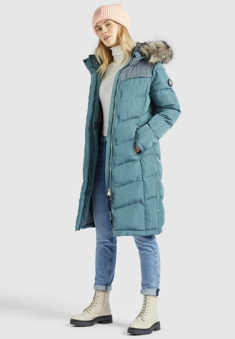 Khujo LUBECK LONG - Cappotto Invernale - Blaugrau, Donna 8 Khujo LUBECK LONG - Cappotto Invernale - Blaugrau, Donna - immagine 6