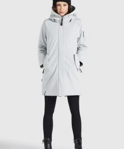Khujo MANAMA - Cappotto Invernale - Hellgrau, Donna -Offerte khujo Negozio 887a017bec774c8994acc9bca87fb9c7