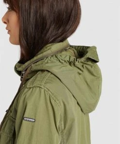 Khujo PAOLA - Parka - Olive, Donna -Offerte khujo Negozio 88a6cd48eab54c558975b87c35d72468