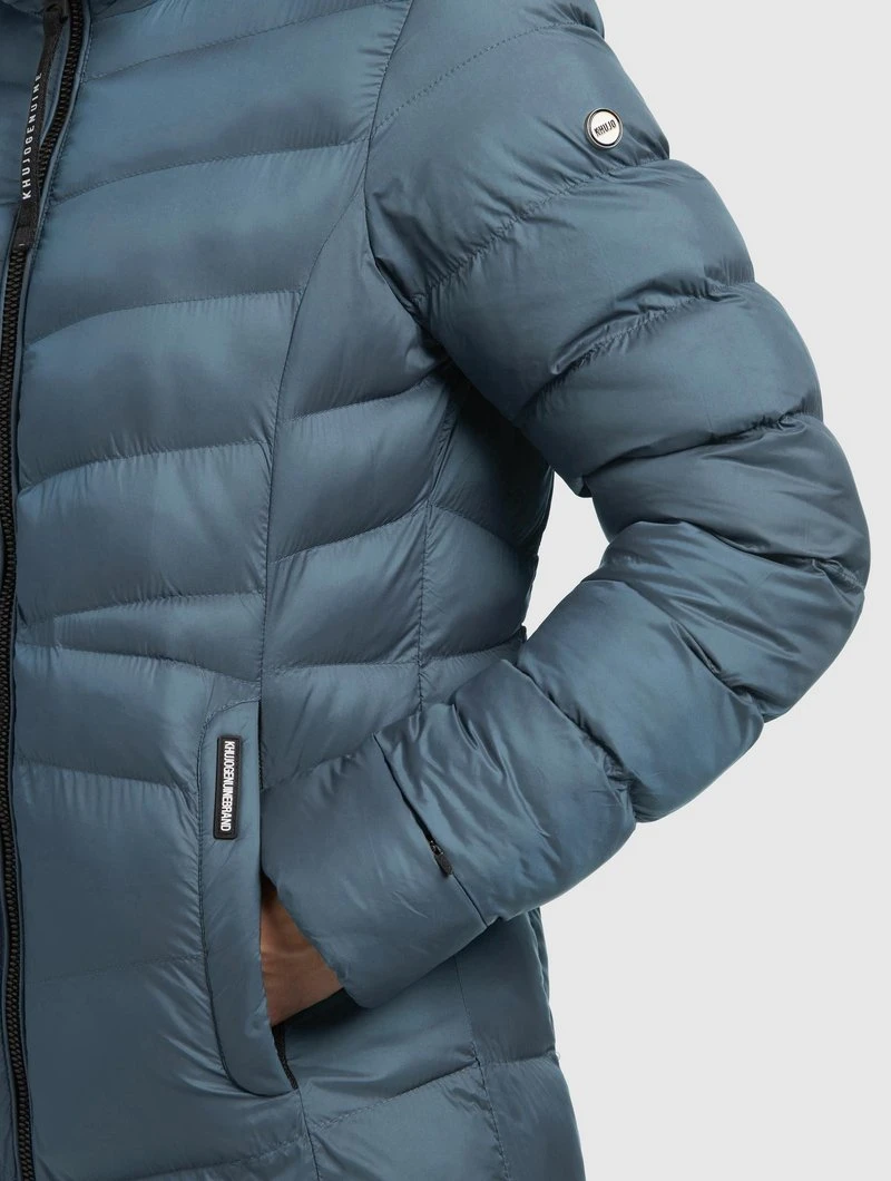 Khujo INGRAM SHINE - Cappotto Invernale - Blaugrau, Donna 9 Khujo INGRAM SHINE - Cappotto Invernale - Blaugrau, Donna - immagine 7
