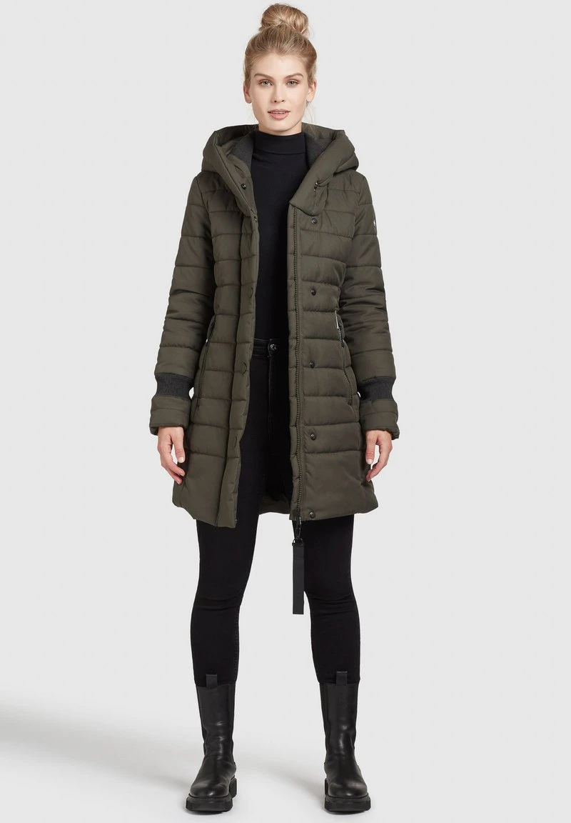 Khujo CONSTANZE STRUCTURED - Cappotto Invernale - Dunkeloliv, Donna 9 Khujo CONSTANZE STRUCTURED - Cappotto Invernale - Dunkeloliv, Donna - immagine 7