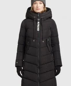 Khujo AYLEENA - Cappotto Invernale - Schwarz, Donna
