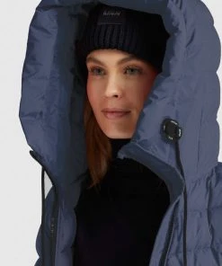 Khujo INGRAM MATT - Cappotto Invernale - Dunkelblau, Donna -Offerte khujo Negozio 897746b5cd0f4ec583a427f9db2ff69d