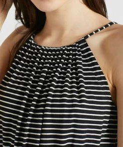 Khujo VALDA - Top - Schwarz-weiß Gestreift, Donna -Offerte khujo Negozio 8984a46905e3452a8f8ff41d6852dcd7