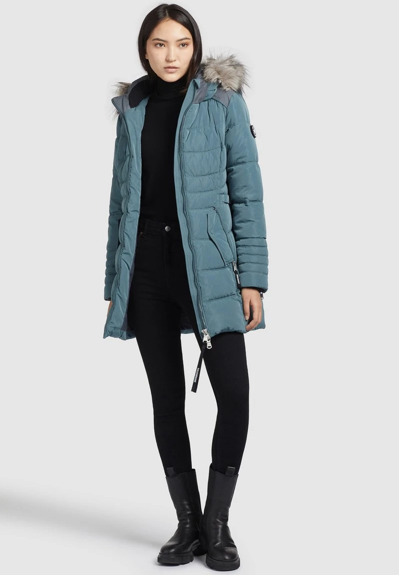 Khujo AMARAY2 - Cappotto Invernale - Blaugrau, Donna 4 Khujo AMARAY2 - Cappotto Invernale - Blaugrau, Donna - immagine 2