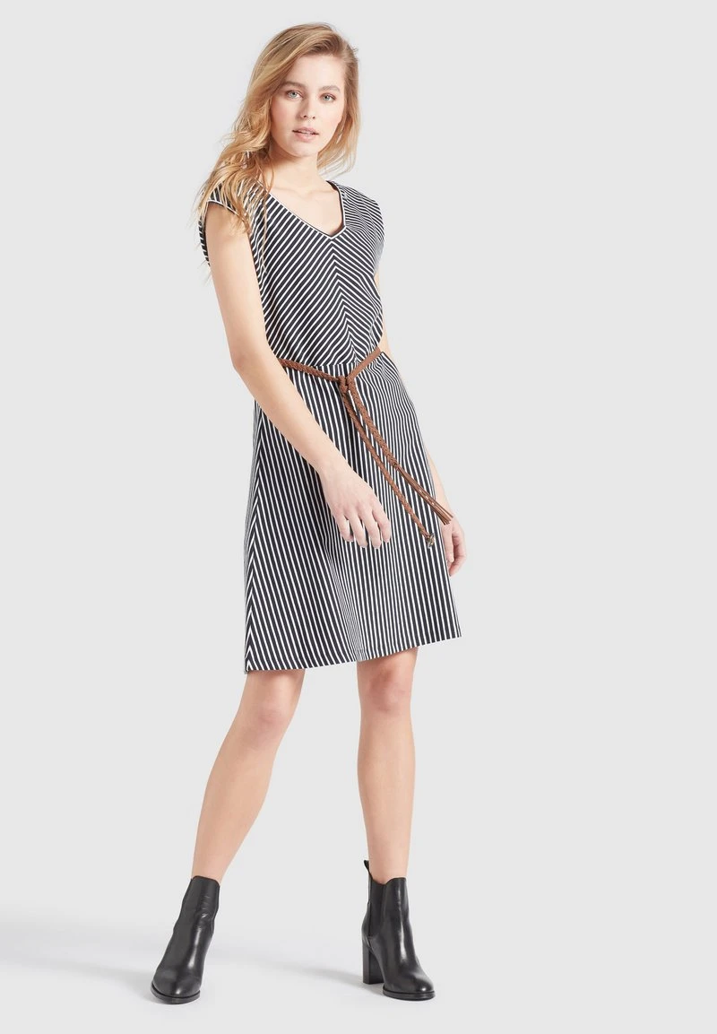 Khujo LEIFA - Vestito Estivo - Dunkelblau-weiß Gestreift, Donna 9 Khujo LEIFA - Vestito Estivo - Dunkelblau-weiß Gestreift, Donna - immagine 7