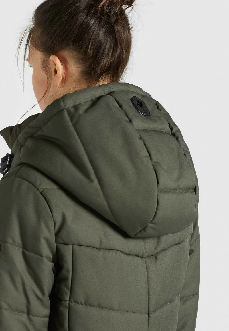 Khujo ELVA STRUCTURED - Cappotto Invernale - Dunkeloliv, Donna 6 Khujo ELVA STRUCTURED - Cappotto Invernale - Dunkeloliv, Donna - immagine 4