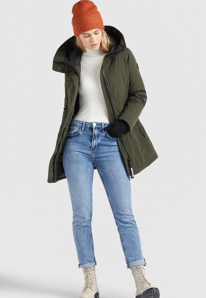 Khujo KANDA - Cappotto Invernale - Dunkeloliv, Donna 7 Khujo KANDA - Cappotto Invernale - Dunkeloliv, Donna - immagine 5